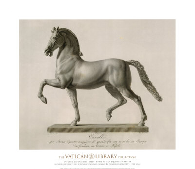 Horse For An Equestrian Statue by Antonio Canova Pricing Limited Edition Print image