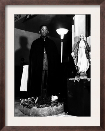 Pastor Of The St. Martin's Spiritual Church, Flower Bowl Demonstration, Washington D.C., C.1942 by Gordon Parks Pricing Limited Edition Print image