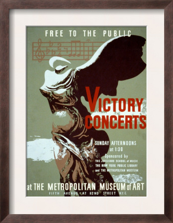 Victory Concerts At The Metropolitan Museum Of Art by Byron Browne Pricing Limited Edition Print image