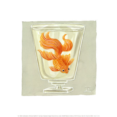 Whimsical Goldfish Iii by Zoe Beresford Pricing Limited Edition Print image