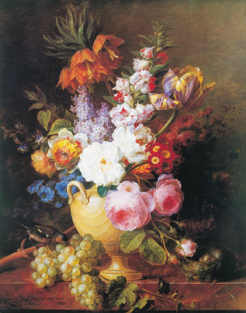 Vase Of Flowers by Cornelis Van Spaendonck Pricing Limited Edition Print image
