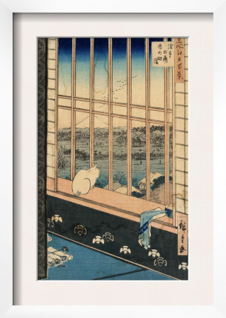 Asakusa Rice Fields During The Festival Of The Cock by Ando Hiroshige Pricing Limited Edition Print image
