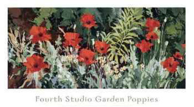 Fourth Studio Garden Poppies by Douglas Atwill Pricing Limited Edition Print image