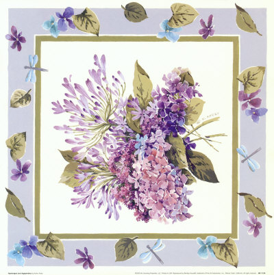 Hydrangea And Agapanthus by Karen Avery Pricing Limited Edition Print image