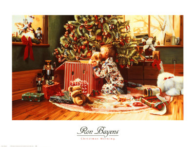 Christmas Morning by Ron Bayens Pricing Limited Edition Print image