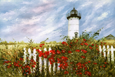 Lighthouse Scene by Carlos Rios Pricing Limited Edition Print image
