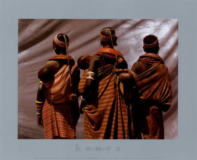 Women Of Kenya by Daniel Fauchon Pricing Limited Edition Print image