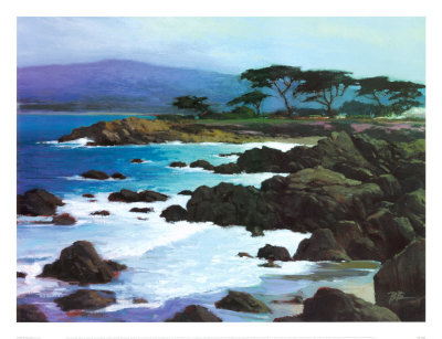 Coastline At Pacific Grove by Brian Blood Pricing Limited Edition Print image