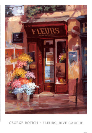 Fleurs, Rive Gauche by George Botich Pricing Limited Edition Print image