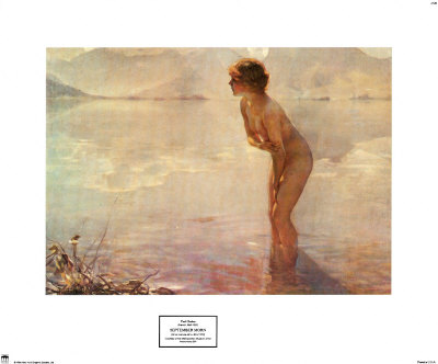 September Morn by Paul Chabas Pricing Limited Edition Print image