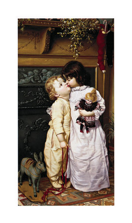 Under The Mistletoe by Maurice Ingre Pricing Limited Edition Print image