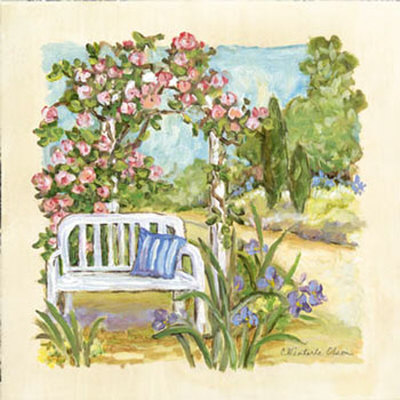 Garden Club Iv by Charlene Winter Olson Pricing Limited Edition Print image