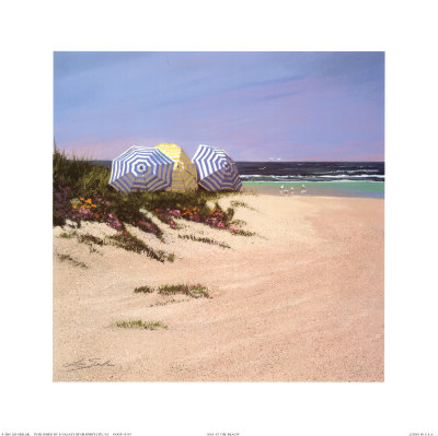 A Day At The Beach by Lin Seslar Pricing Limited Edition Print image