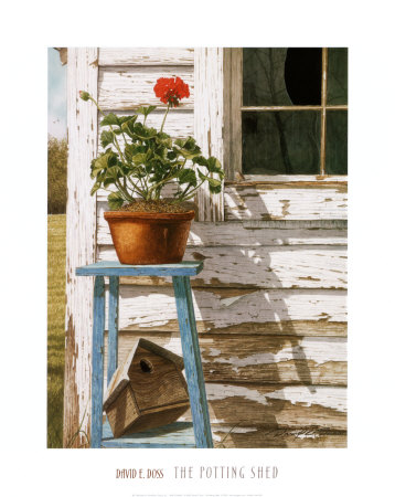 The Potting Shed by David Doss Pricing Limited Edition Print image