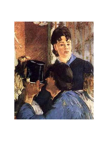 Waitress Serving by Edouard Manet Pricing Limited Edition Print image