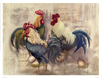 Rooster Trio by Alma Lee Pricing Limited Edition Print image