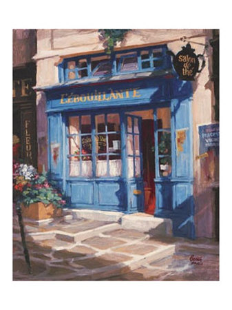 Le Petit The, Paris by George Botich Pricing Limited Edition Print image
