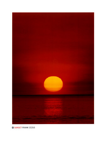 Sunset Over Lake Michigan by Frank Cezus Pricing Limited Edition Print image