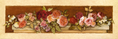 Mantel Of Roses I by Charlene Winter Olson Pricing Limited Edition Print image