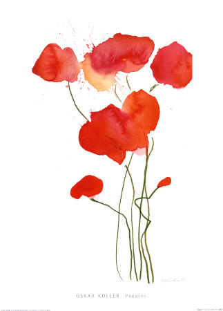 Poppies by Oskar Koller Pricing Limited Edition Print image
