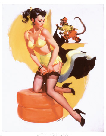 Pin-Up Girl by Joyce Ballantyne Pricing Limited Edition Print image