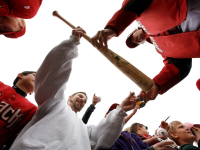 Colorado Rockies V Arizona Diamondbacks, Scottsdale, Az - February 26 by Jonathan Ferrey Pricing Limited Edition Print image