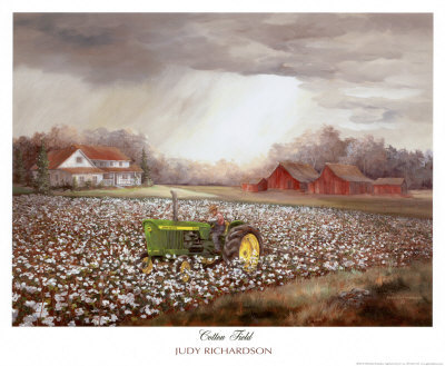 Cotton Field by Judy Richardson Pricing Limited Edition Print image