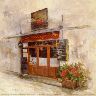 Au Beaujolais by Charlene Winter Olson Pricing Limited Edition Print image