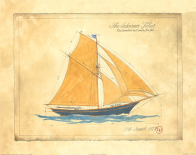 The Schooner Juliet by Martin Wiscombe Pricing Limited Edition Print image