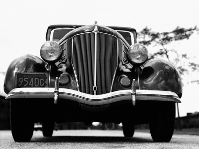 Close-Up Of Front End Of 1936 Ford V-8 by H. Armstrong Roberts Pricing Limited Edition Print image