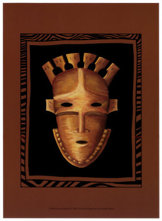 African Mask Iii by Chariklia Zarris Pricing Limited Edition Print image
