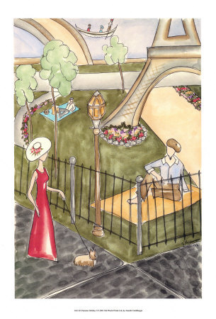 Parisian Holiday I by Jennifer Goldberger Pricing Limited Edition Print image