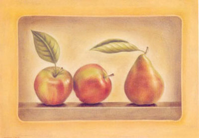 Fruits On Shelf I by Lewman Zaid Pricing Limited Edition Print image
