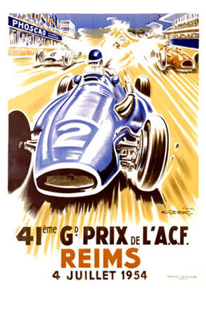 41St Grand Prix Of The Automobile Club De France, Reims by Geo Ham Pricing Limited Edition Print image