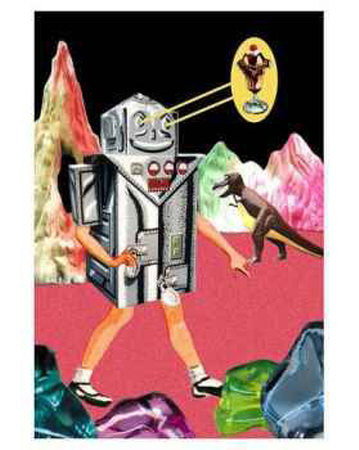 Robogirl In Space by Ken Brown Pricing Limited Edition Print image
