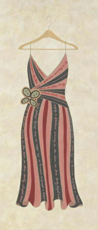Lovely Striped Dress by Kayvene Pricing Limited Edition Print image