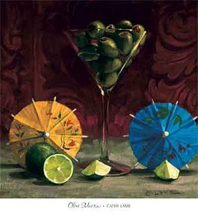 Olive Martini by Cathy Lamb Pricing Limited Edition Print image