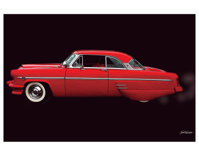 1955 Merc Hard-Top by Keith Vanstone Pricing Limited Edition Print image
