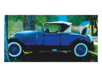 Blue Roadster by Keith Vanstone Pricing Limited Edition Print image