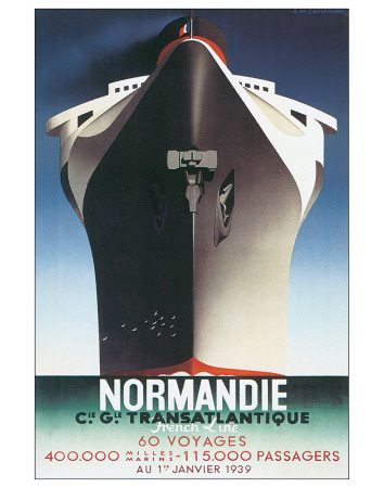 Normandie, French Line by Adolphe Mouron Cassandre Pricing Limited Edition Print image