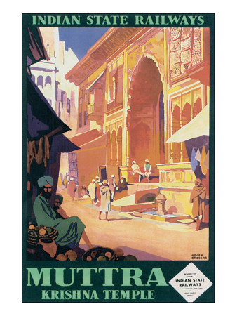 Muttra, Krishna Temple by Roger Broders Pricing Limited Edition Print image