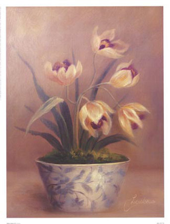 Olivia's Flowers Iii by Cheovan Pricing Limited Edition Print image