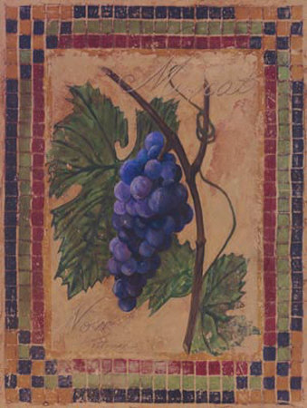 Grape Mosaic I by Merri Pattinian Pricing Limited Edition Print image