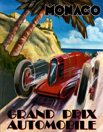 Monaco Grand Prix by Chris Flanagan Pricing Limited Edition Print image
