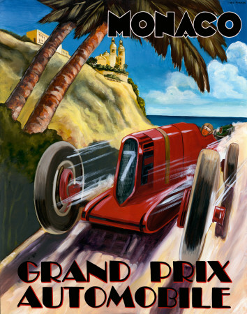 Monaco Grand Prix by Chris Flanagan Pricing Limited Edition Print image