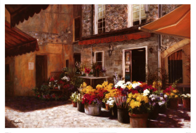 The Flower Shop by Jan Mclaughlin Pricing Limited Edition Print image