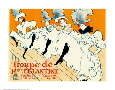 Troupe De Mlle. Eglantine by Henri De Toulouse-Lautrec Pricing Limited Edition Print image