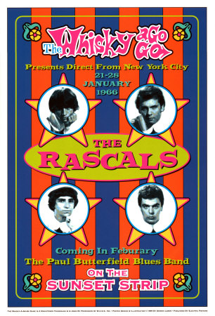 The Rascals At The Whiskey A-Go-Go by Dennis Loren Pricing Limited Edition Print image