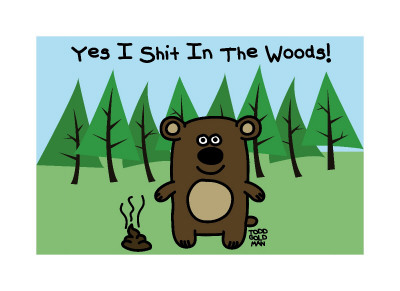 Shit In Woods by Todd Goldman Pricing Limited Edition Print image