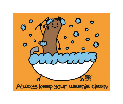 Always Keep Weenie Clean by Todd Goldman Pricing Limited Edition Print image